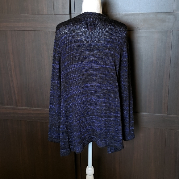 Black and Purple Cardigan L - Picture 3 of 5